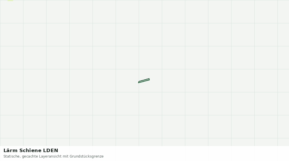 Statische Kartenansicht: Lärm Schiene LDEN