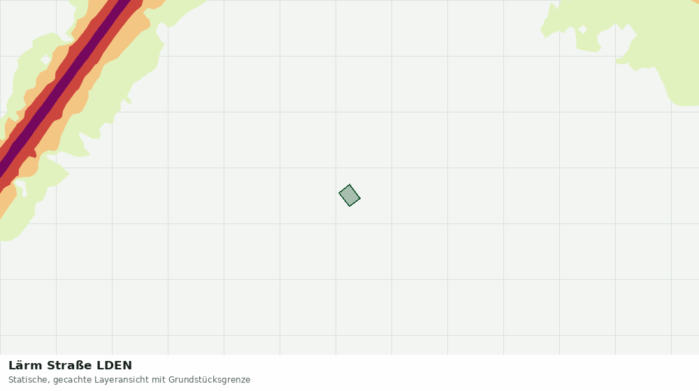 Statische Kartenansicht: Lärm Straße LDEN