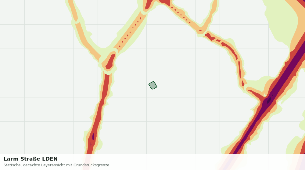 Statische Kartenansicht: Lärm Straße LDEN