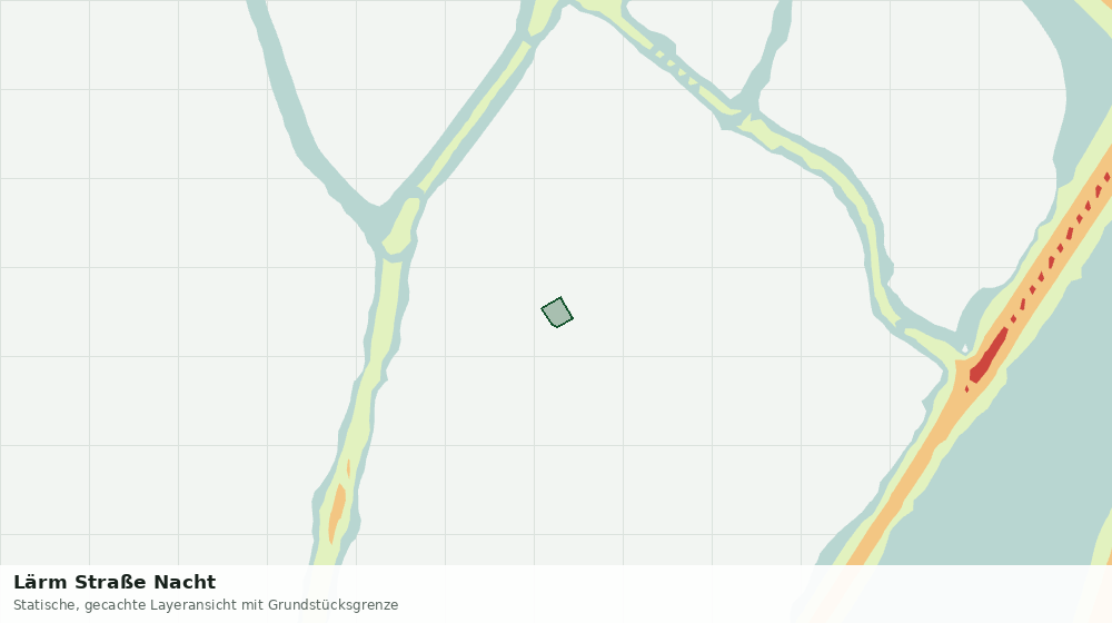 Statische Kartenansicht: Lärm Straße Nacht