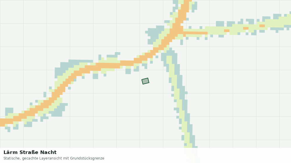 Statische Kartenansicht: Lärm Straße Nacht