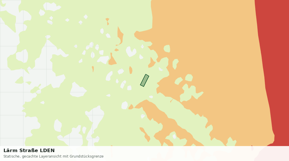 Statische Kartenansicht: Lärm Straße LDEN