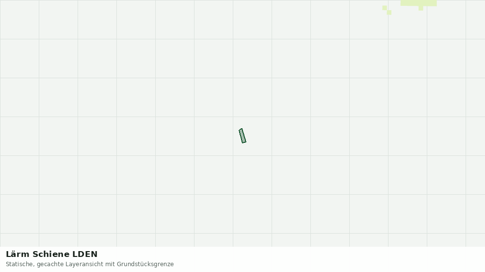 Statische Kartenansicht: Lärm Schiene LDEN