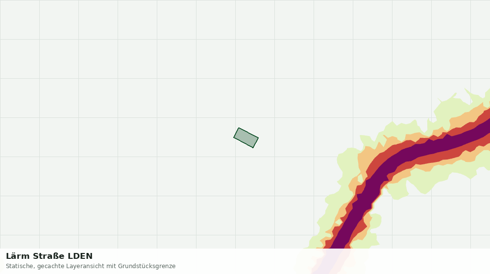 Statische Kartenansicht: Lärm Straße LDEN