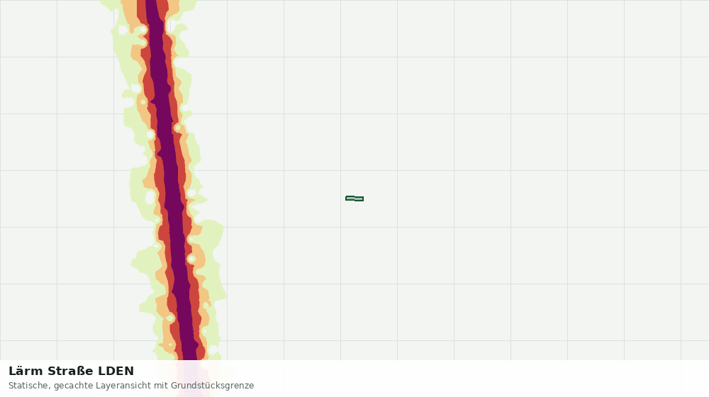 Statische Kartenansicht: Lärm Straße LDEN