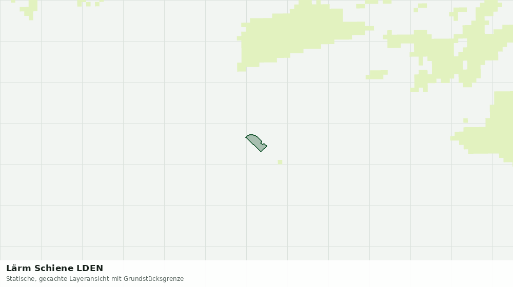 Statische Kartenansicht: Lärm Schiene LDEN