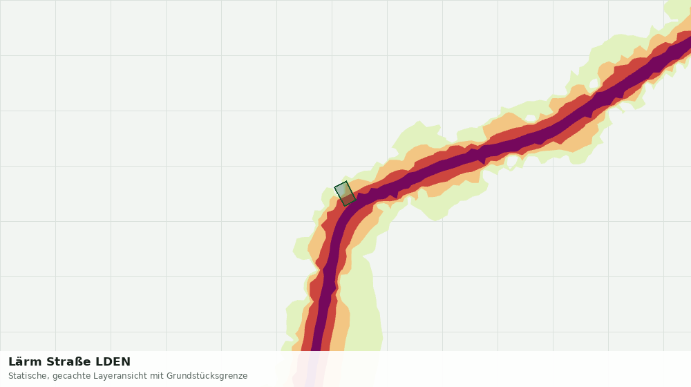 Statische Kartenansicht: Lärm Straße LDEN