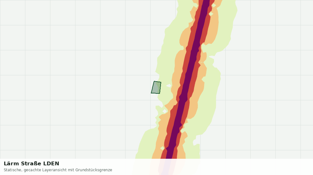 Statische Kartenansicht: Lärm Straße LDEN