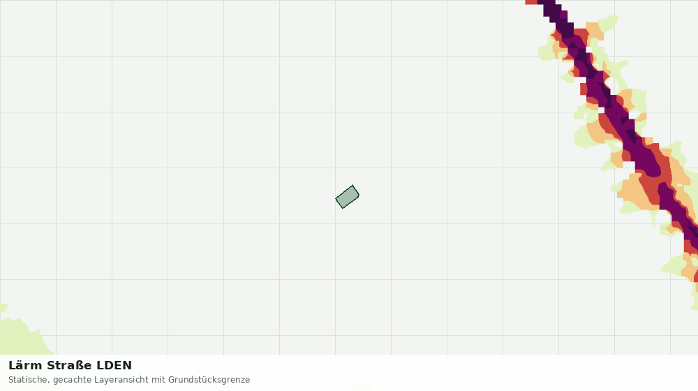 Statische Kartenansicht: Lärm Straße LDEN