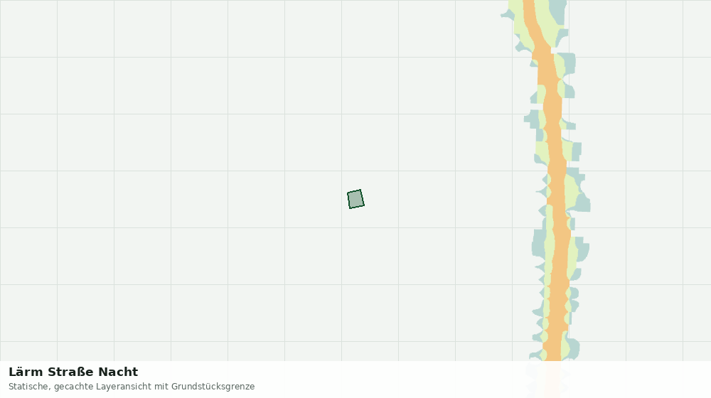 Statische Kartenansicht: Lärm Straße Nacht