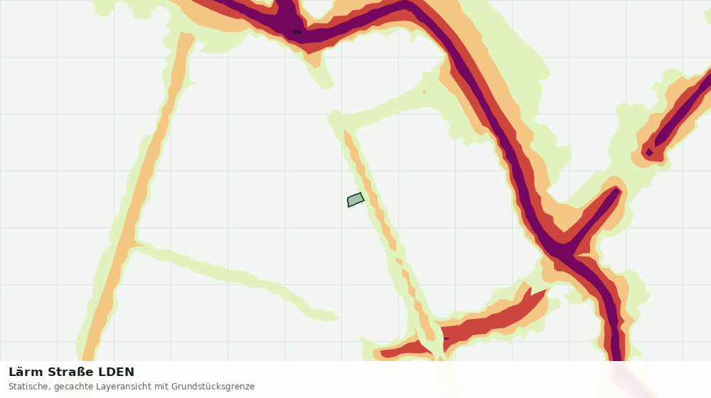 Statische Kartenansicht: Lärm Straße LDEN