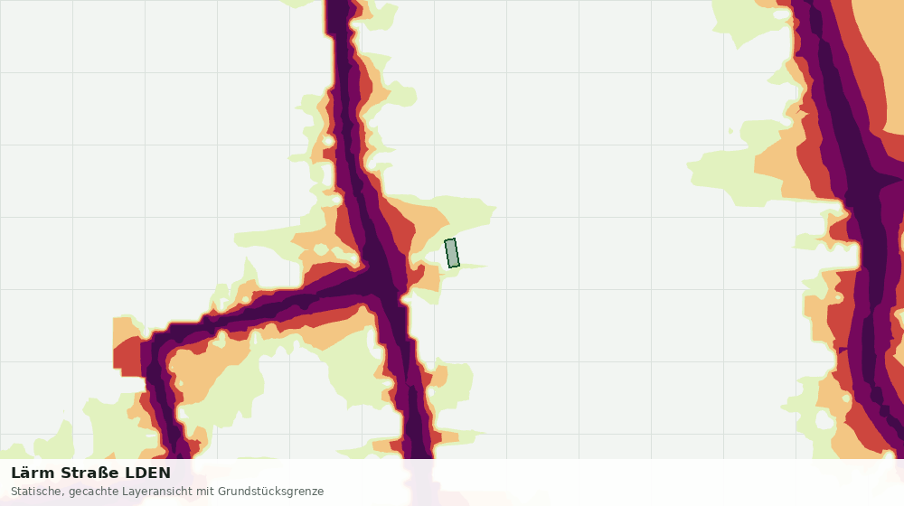 Statische Kartenansicht: Lärm Straße LDEN
