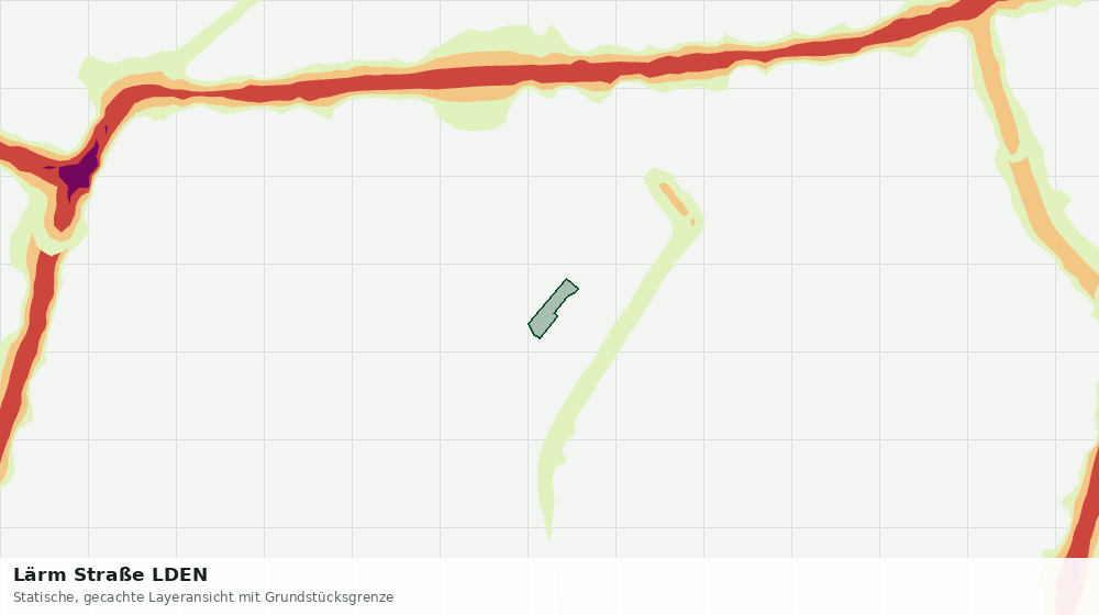 Statische Kartenansicht: Lärm Straße LDEN
