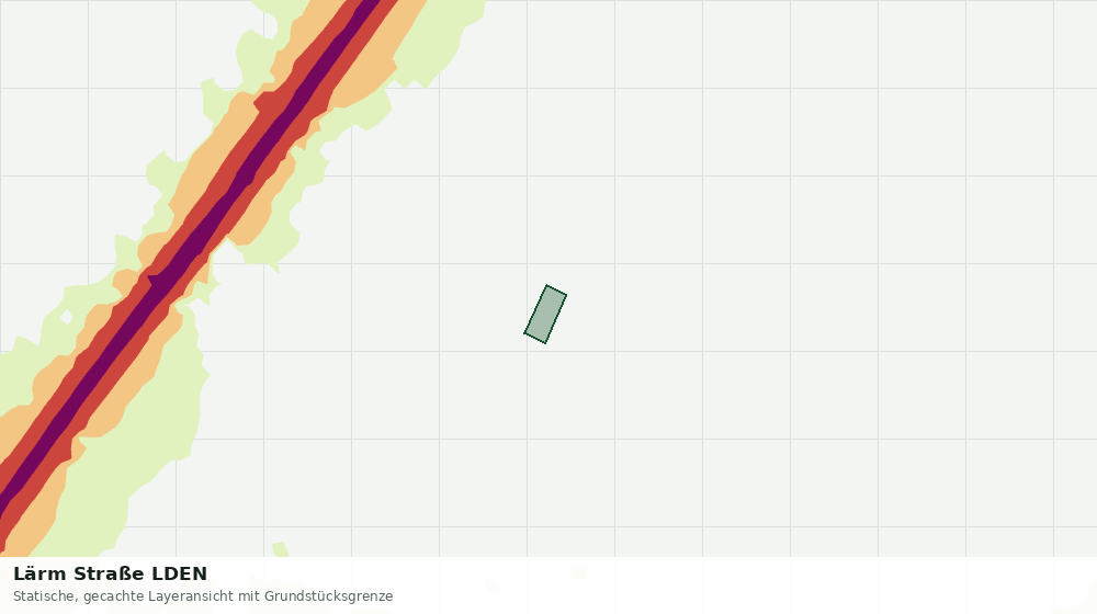 Statische Kartenansicht: Lärm Straße LDEN