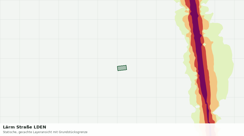 Statische Kartenansicht: Lärm Straße LDEN