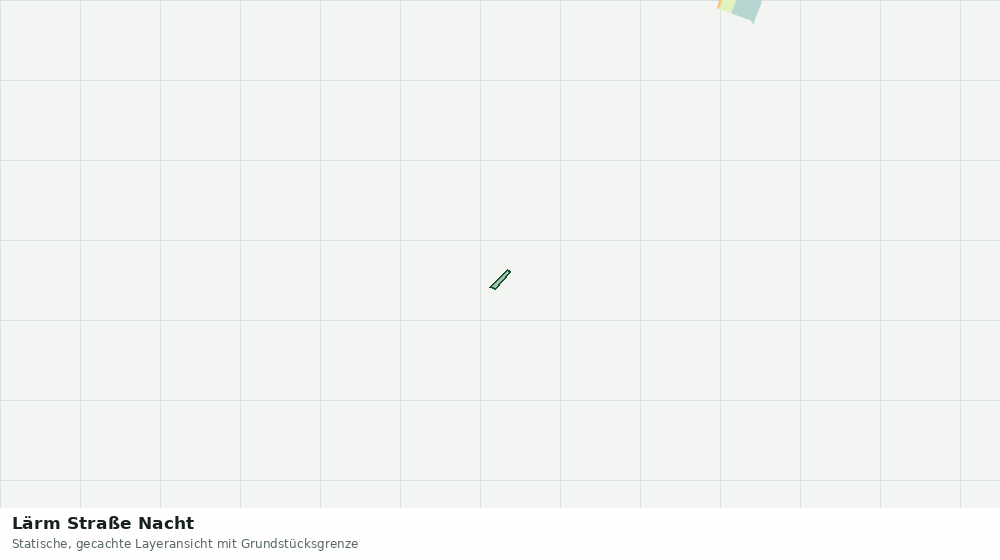 Statische Kartenansicht: Lärm Straße Nacht