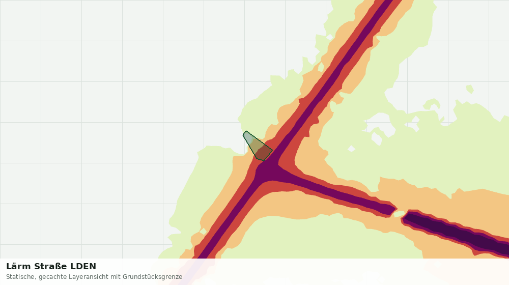 Statische Kartenansicht: Lärm Straße LDEN