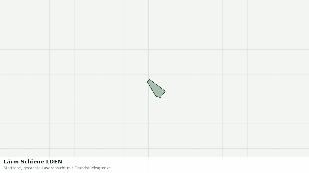 Statische Kartenansicht: Lärm Schiene LDEN