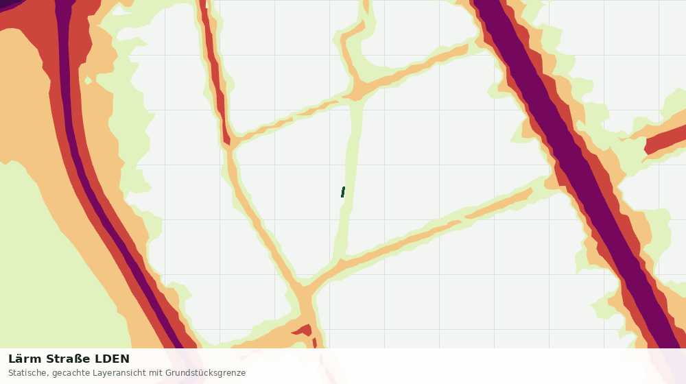 Statische Kartenansicht: Lärm Straße LDEN
