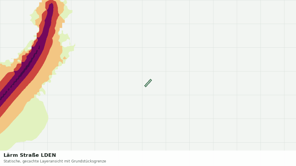 Statische Kartenansicht: Lärm Straße LDEN