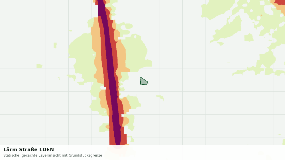 Statische Kartenansicht: Lärm Straße LDEN