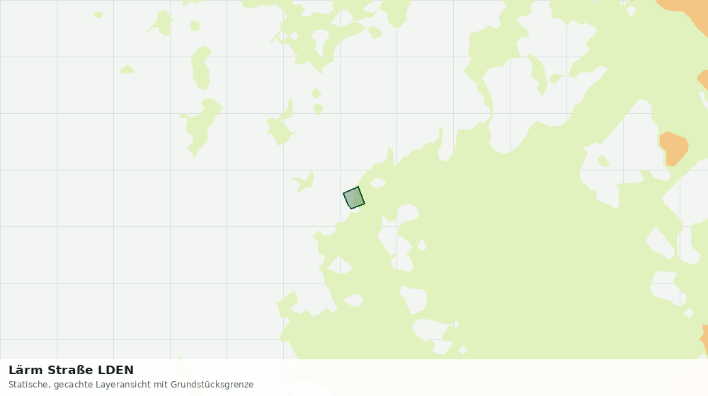Statische Kartenansicht: Lärm Straße LDEN