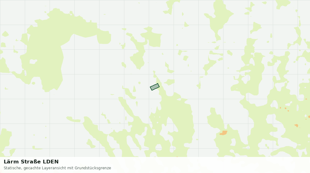 Statische Kartenansicht: Lärm Straße LDEN