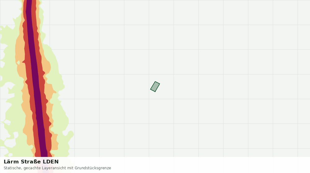 Statische Kartenansicht: Lärm Straße LDEN