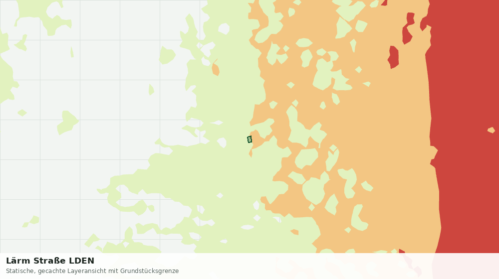 Statische Kartenansicht: Lärm Straße LDEN