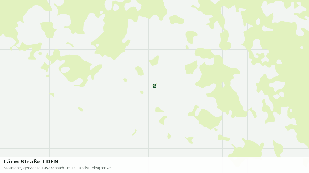 Statische Kartenansicht: Lärm Straße LDEN