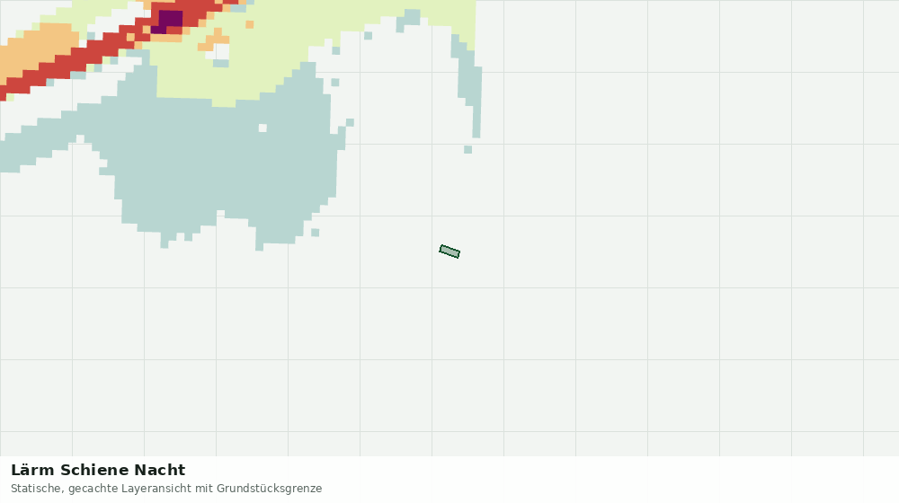 Statische Kartenansicht: Lärm Schiene Nacht