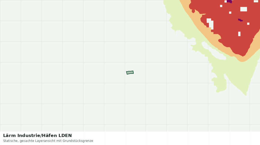 Statische Kartenansicht: Lärm Industrie/Häfen LDEN