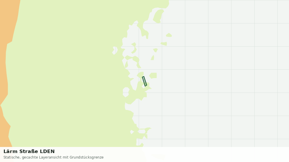 Statische Kartenansicht: Lärm Straße LDEN