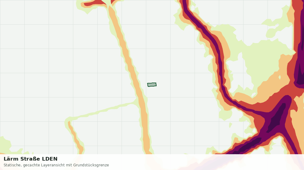 Statische Kartenansicht: Lärm Straße LDEN