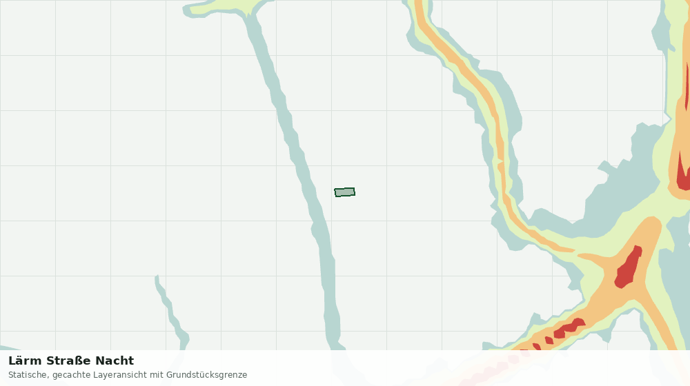Statische Kartenansicht: Lärm Straße Nacht