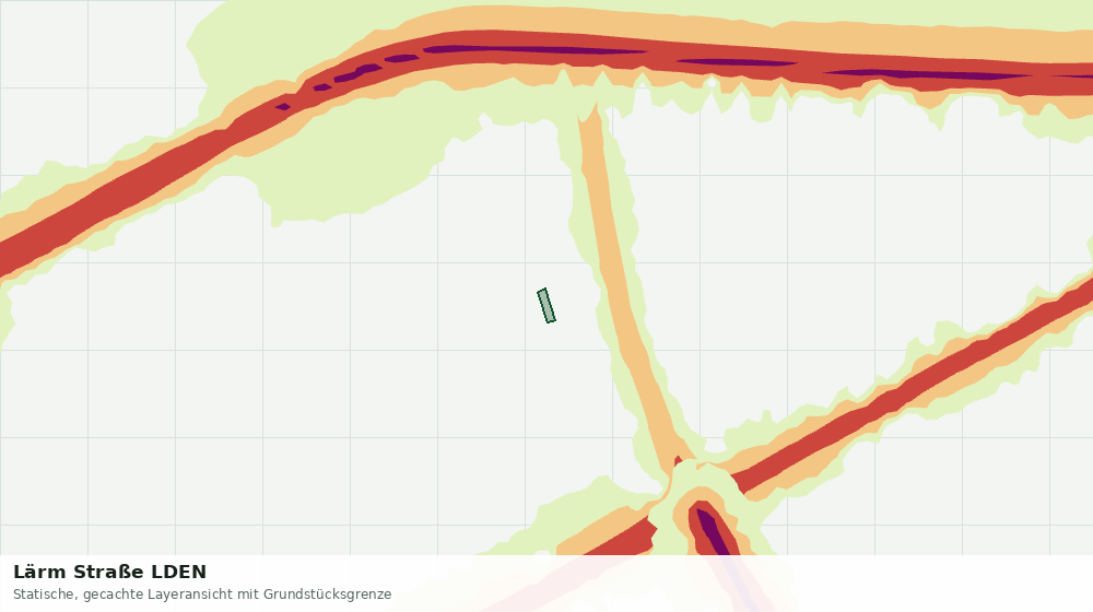 Statische Kartenansicht: Lärm Straße LDEN