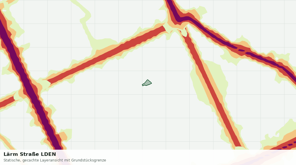 Statische Kartenansicht: Lärm Straße LDEN
