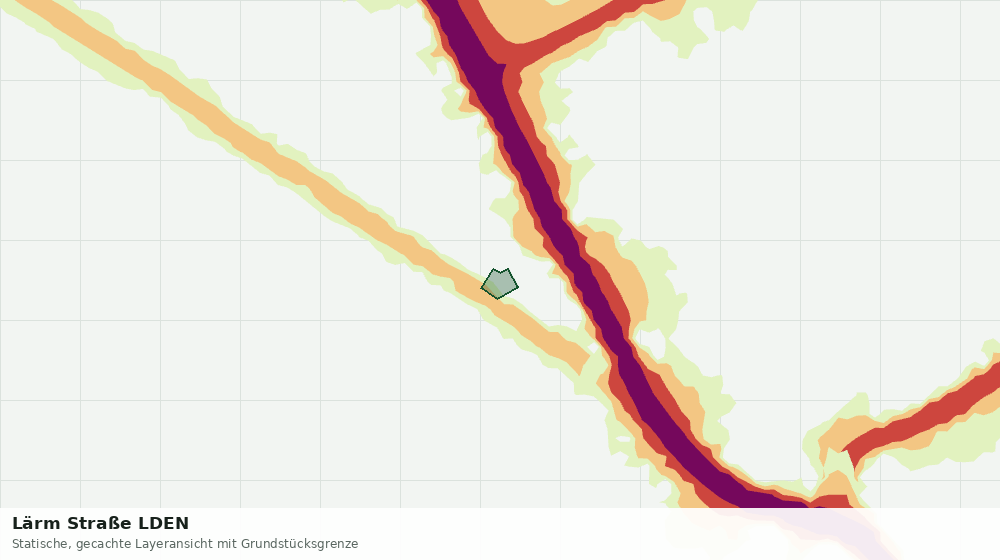 Statische Kartenansicht: Lärm Straße LDEN