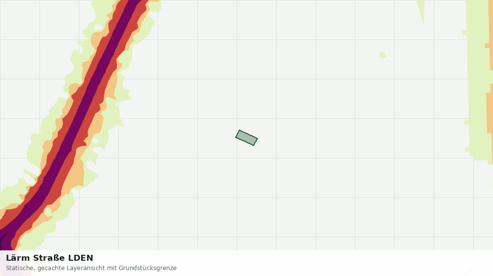 Statische Kartenansicht: Lärm Straße LDEN