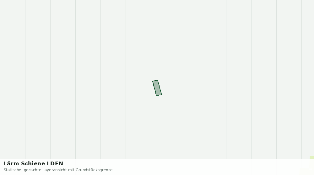 Statische Kartenansicht: Lärm Schiene LDEN