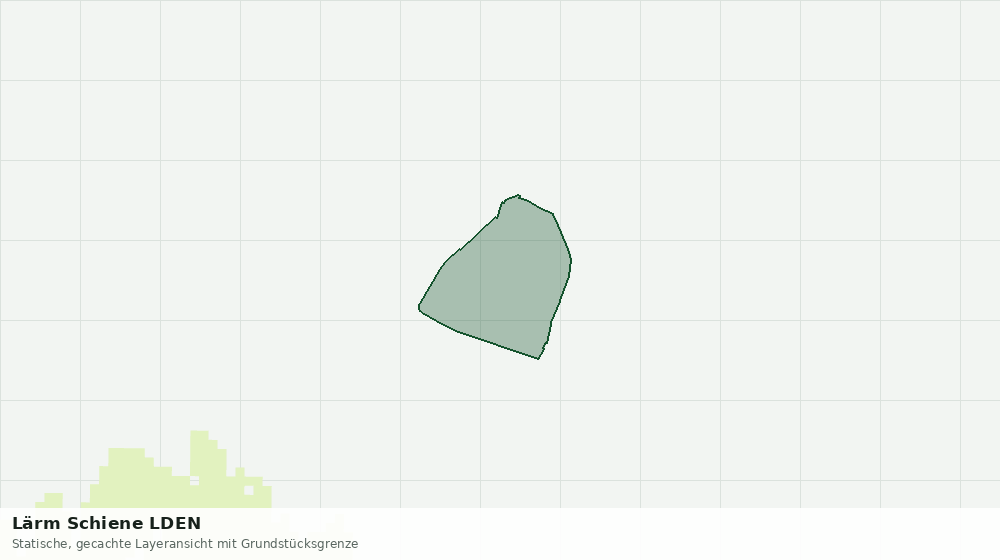 Statische Kartenansicht: Lärm Schiene LDEN