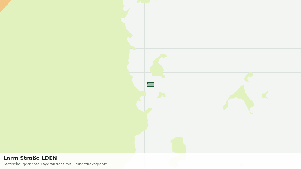 Statische Kartenansicht: Lärm Straße LDEN