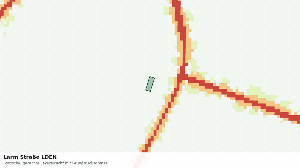 Statische Kartenansicht: Lärm Straße LDEN