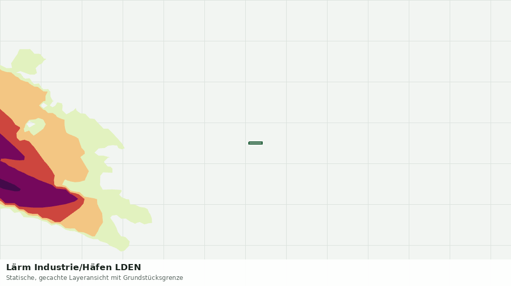 Statische Kartenansicht: Lärm Industrie/Häfen LDEN