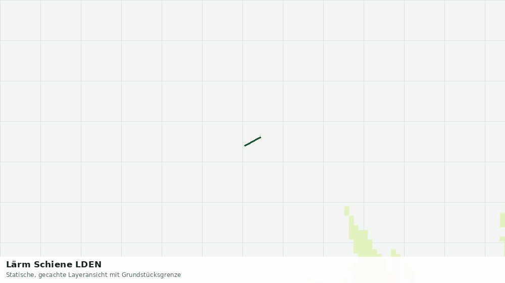 Statische Kartenansicht: Lärm Schiene LDEN