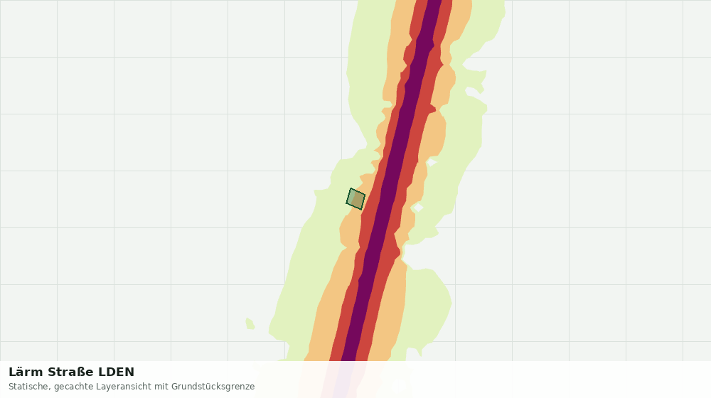 Statische Kartenansicht: Lärm Straße LDEN