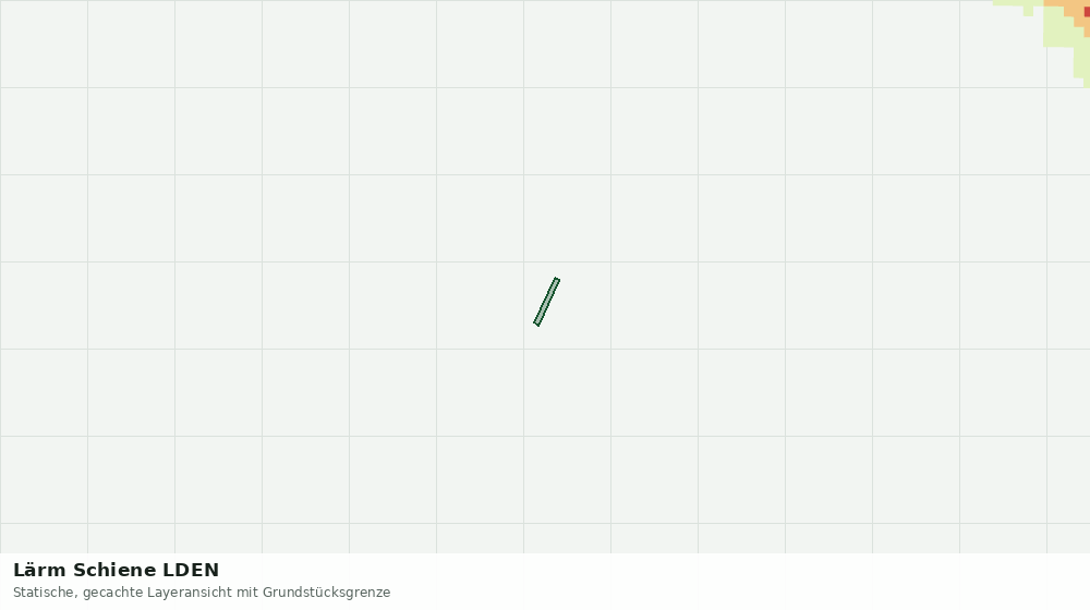 Statische Kartenansicht: Lärm Schiene LDEN
