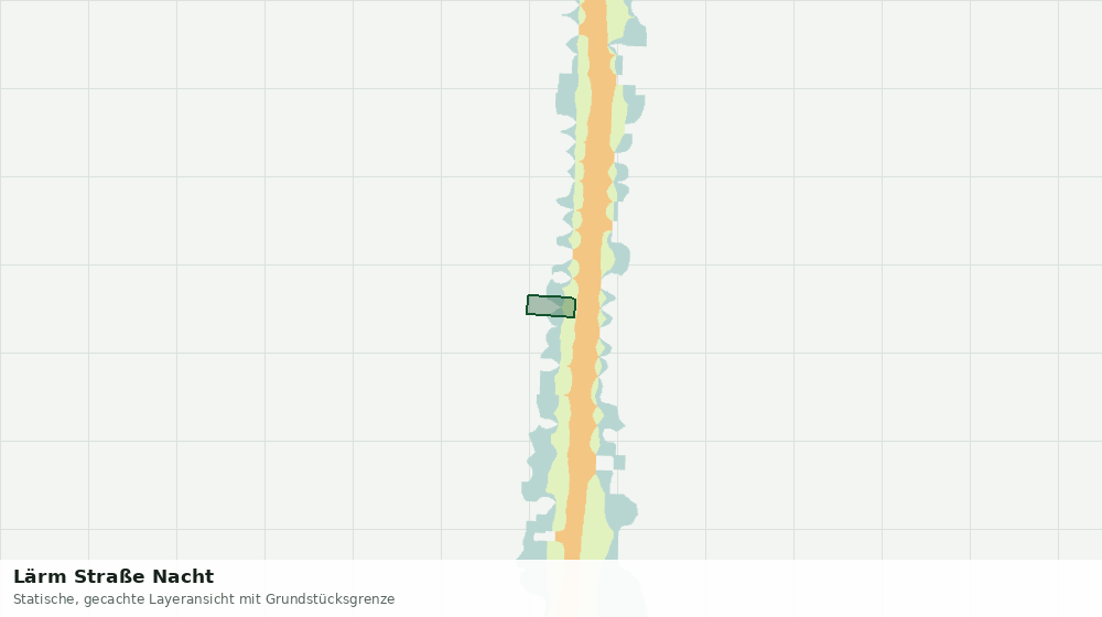 Statische Kartenansicht: Lärm Straße Nacht
