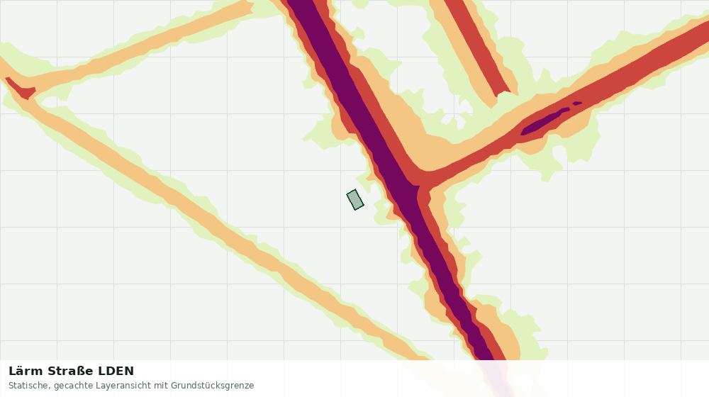 Statische Kartenansicht: Lärm Straße LDEN