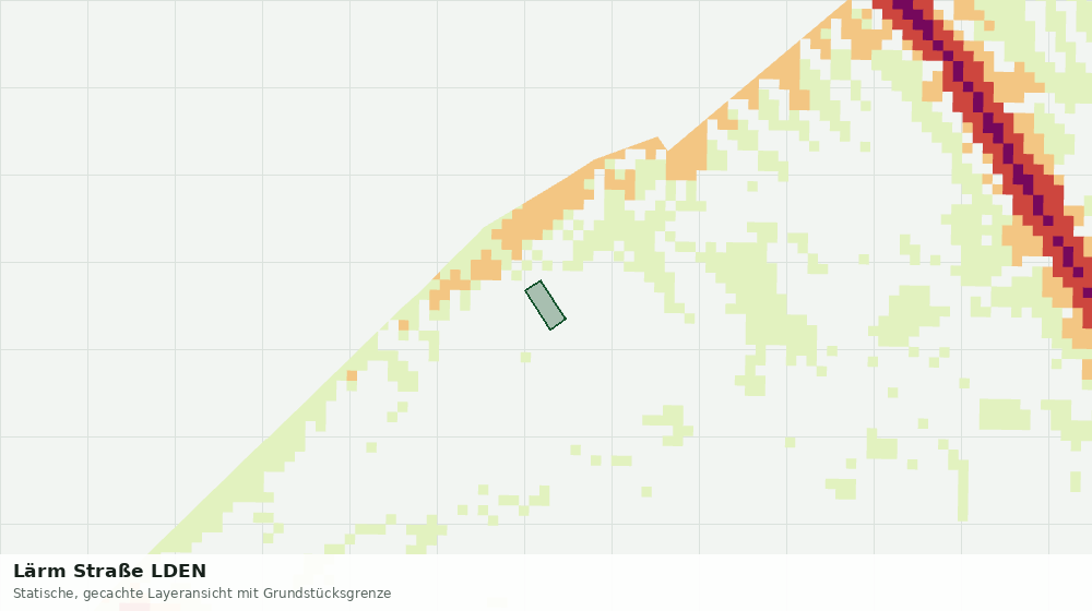 Statische Kartenansicht: Lärm Straße LDEN